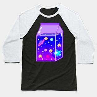 Galaxy Carton Drink Baseball T-Shirt